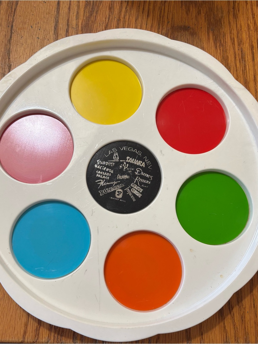 Vintage Casino Souvenir Color Matching Disc Set - Multi-Color